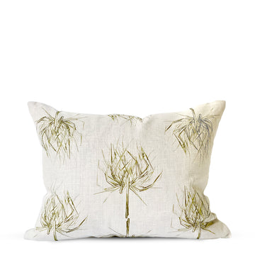 PALM PETITE Pillow | Olive on Natural
